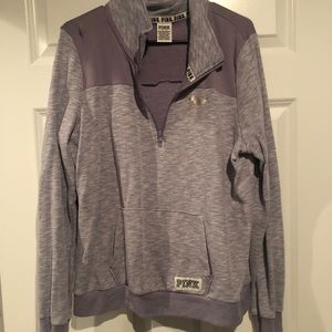 Victoria’s Secret pink half zip